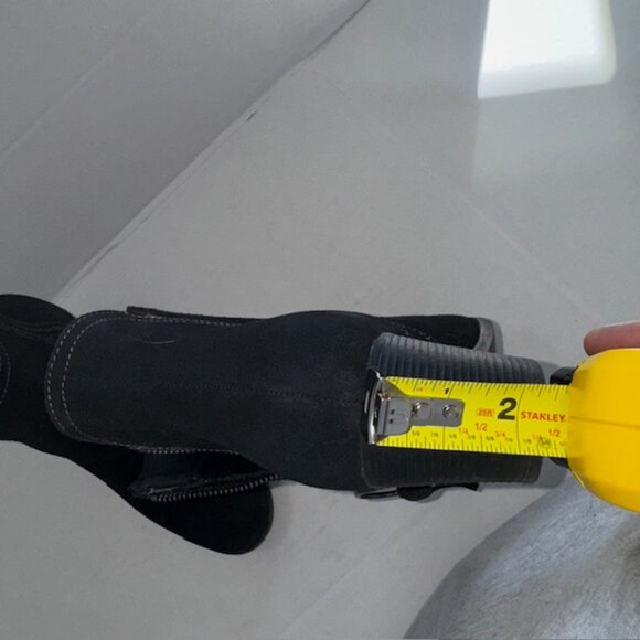 Skechers Women's Taxi Single Lady Boot Size 8.5 Black leather Block Heel Shoe - Picture 4 of 10